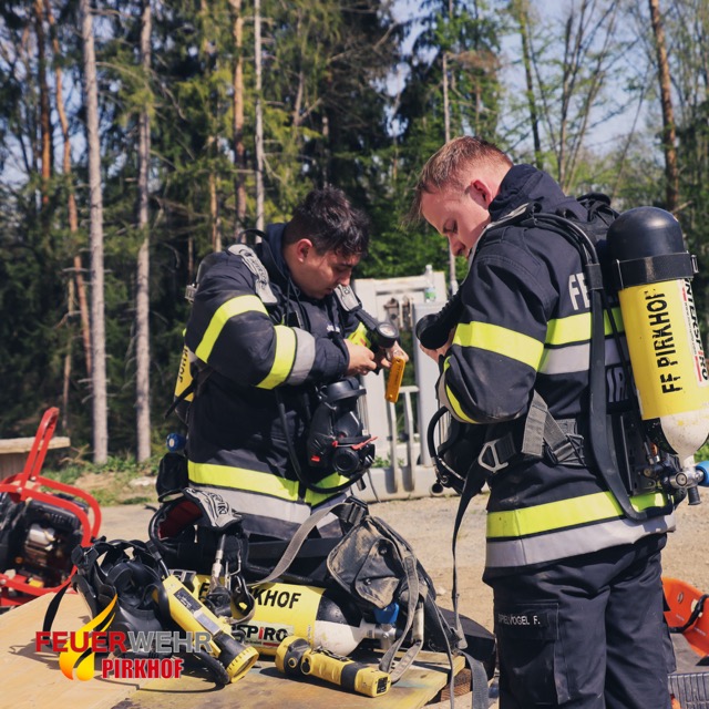 Feuerwehr nach Atemschutzeinsatz